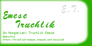 emese truchlik business card